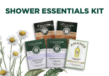 FREE 5PC SHOWER ESSENTIALS KIT